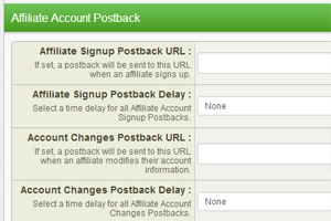 Updating Offer Specific Postback URLs